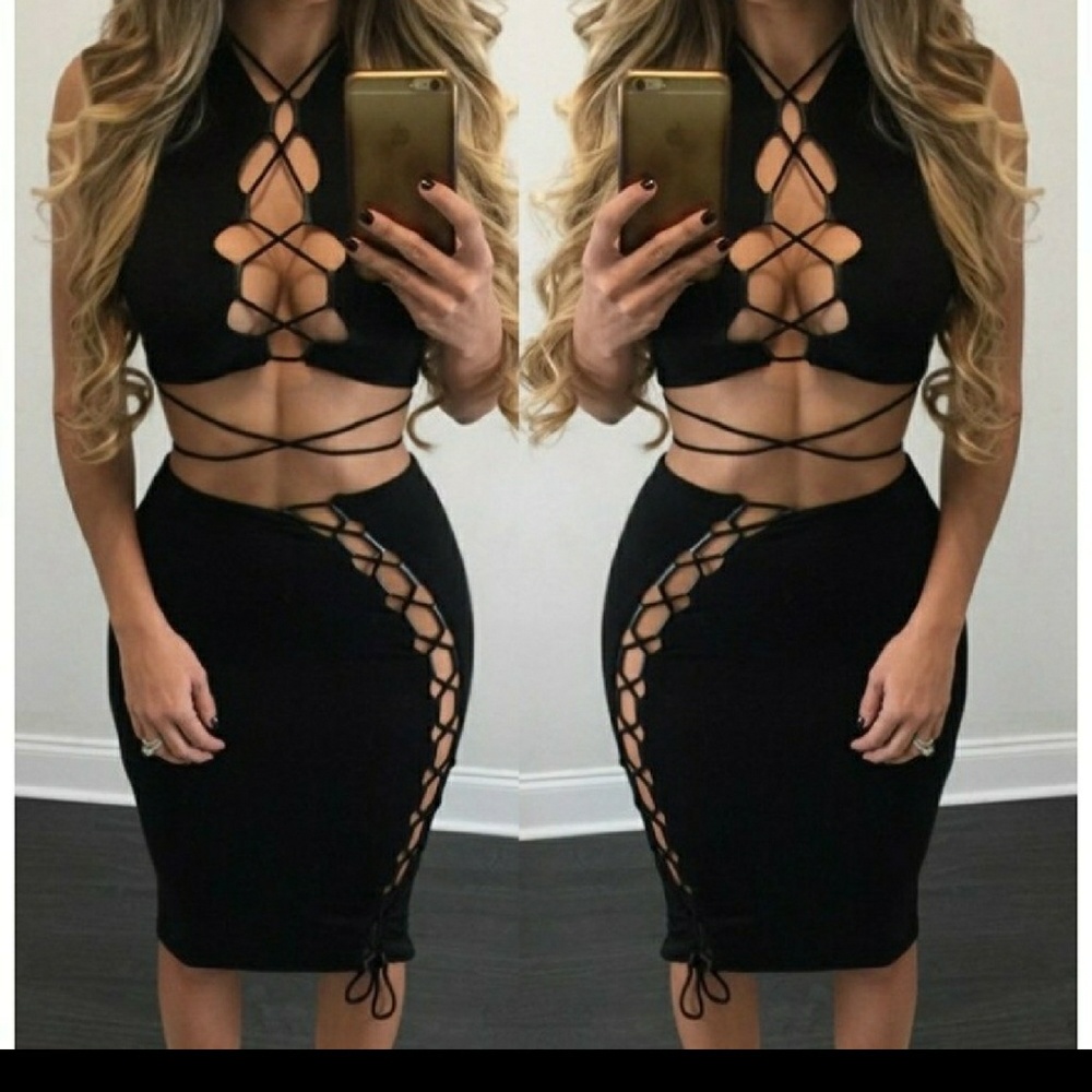 Lace Up Co-Ord Set